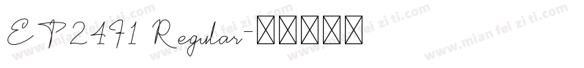 ET24F1 Regular字体转换